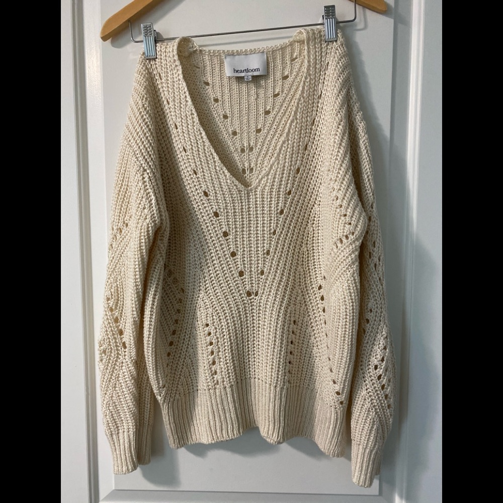 Heartloom knit sweater.